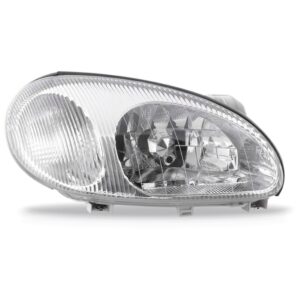 Farol Para Daewoo Lanos 1997 A 02 Lente Em Acrílico 1ª Linha Direito/passageiro