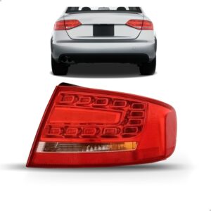 Sinaleira Traseira Para Audi A4 2009 A 2012 Sedan Com Led Lado Direito