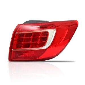 Lanterna Traseira Sportage 2011 2012 2013 Com A Cor Vermelha Lado Direito