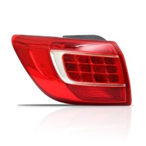 Lanterna Traseira Sportage 2011 2012 2013 Com A Cor Vermelha Lado Esquerdo