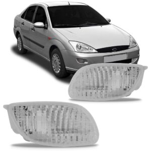 Jogo Sinaleira Parachoque Focus 1998 99/01 02 2003 Cristal