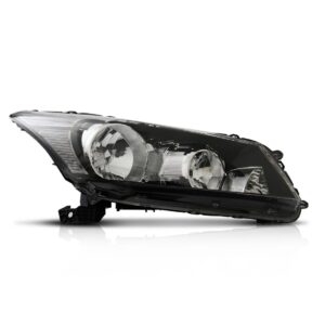 Farol Para Accord 08 09 10 2011 2012 Mascara Negra 1ª Linha Direito/passageiro