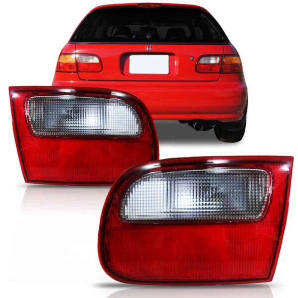 Lanterna Traseira Civic Hatch 92 93 94 95 Tampa 1ª Linha Direito