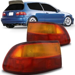 Lanterna Traseira Civic Hatch 1992 1993 1994 1995 Canto Lado Direito