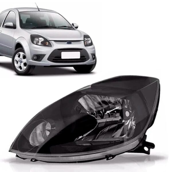 Farol Ka 08 2009 2010 2011 2012 2013 Mascara Negra Promoção Lado Esquerdo