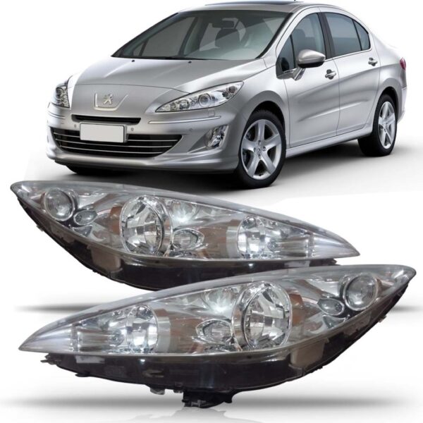 Farol Para Peugeot 408 2013 2014 2015 1a Linha Esquerdo/motorista
