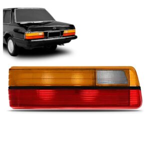 Lanterna Traseira Del Rey 1985 86 A 1991 Tricolor Plástico Lado Esquerdo