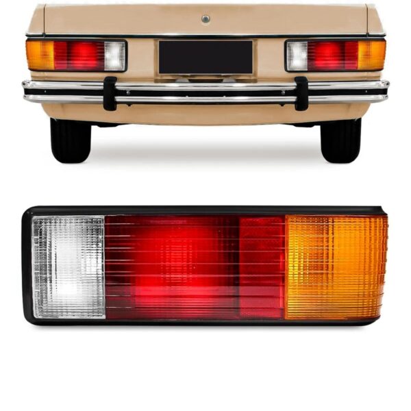 Lanterna Traseira Corcel 1980 A 1985 Tricolor Estilizada Lado Direito