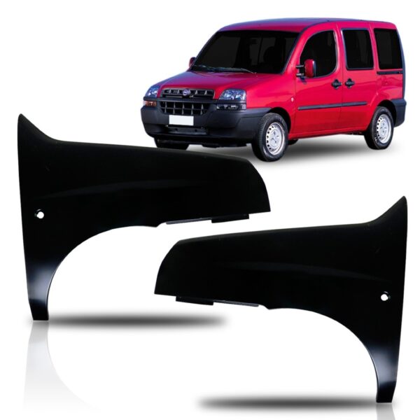 Paralama Doblo Fiat 2001 02 03 04 05 06 07 2008 Lado Direito