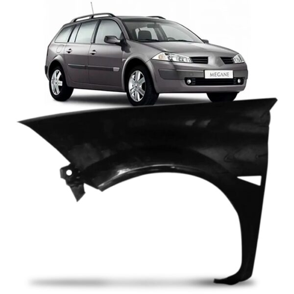Paralama Megane 2006 A 2011 De Plastico Com Furo Lado Esquerdo