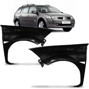 Paralama Megane 2006 A 2011 De Plastico Com Furo Lado Esquerdo