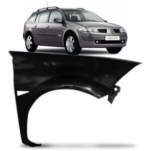 Paralama Megane 2006 A 2011 De Plastico Com Furo Lado Direito