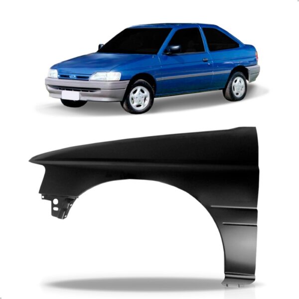 Paralama Para Ford Escort 1993 1994 1995 1996 Sapao Lado Esquerdo