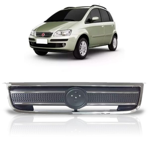 Grade Radiador Idea 2005 A 2010 Com Friso 1a Linha