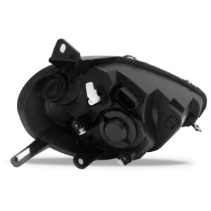 Farol Punto 2007/2012 Elétrico Máscara Negra Soquete Oval Lado Esquerdo