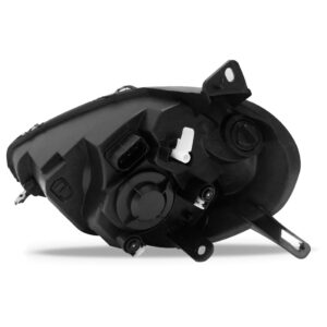 Farol Punto 2007/2012 Elétrico Máscara Negra Soquete Oval Lado Direito