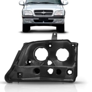 Carcaça De Farol S10 2001 02 03 04 05 06 07 08 09 2010 Lado Esquerdo