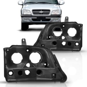 Carcaça De Farol S10 2001 02 03 04 05 06 07 08 09 2010 Lado Esquerdo