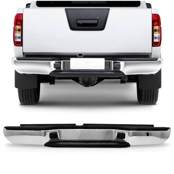 Parachoque Traseiro Frontier 2007/2012  C/suporte  1a Linha
