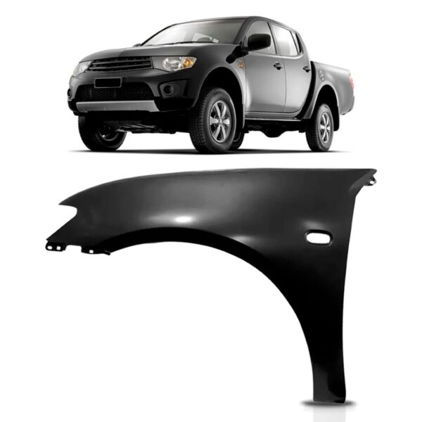 Paralama Triton 2007 08 09 10 11 12 2013 S/ Furo Moldura Lado Esquerdo