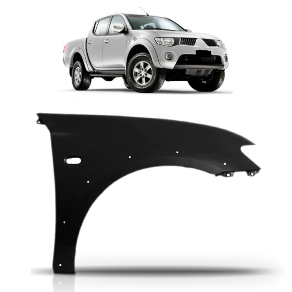 Paralama L200 Triton 2007 2008 2009 2010 2011 2012 2013 Lado Direito