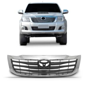 Grade Radiador Hilux 2012 2013 2014 A 2015 1a Linha Cromado