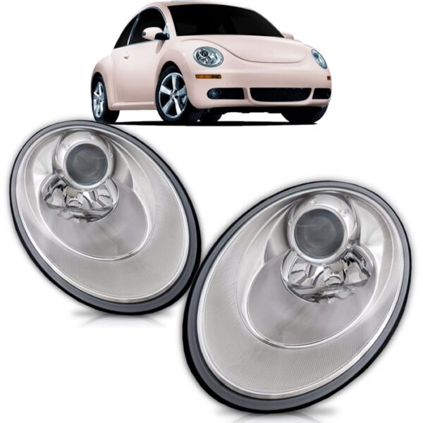 Farol New Beetle 2007 08 09 10 11 Elétrico C/ Motor 1ª Linha Direito/passageiro