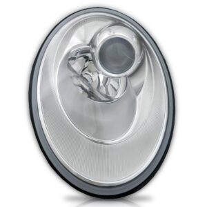 Farol New Beetle 2007 08 09 10 11 Elétrico C/ Motor 1ª Linha Esquerdo/motorista