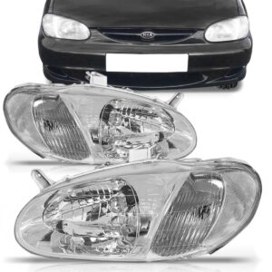 Farol Para Kia Sephia 1999 2000 2001 1ª Linha Direito/passageiro