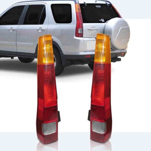 Lanterna Traseira Honda Crv 2002 2003 2004 Tricolor Lado Esquerdo
