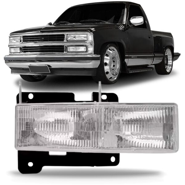 Farol Silverado 93 94 95 96 97 98 99 A 01 Superior 1ª Linha Direito/passageiro