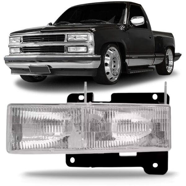Farol Silverado 93 94 95 96 97 98 99 A 01 Superior 1ª Linha - Esquerdo/motorista