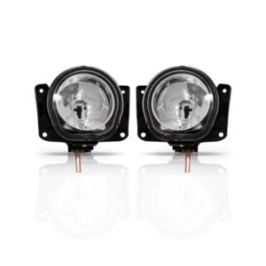 Kit Farol Neblina Milha Palio 04 /10 Com Grade Copo Cromado Transparente