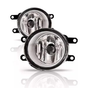 Kit Farol Auxiliar Corolla 2009 À 2011 Com Grade Aro Cromado