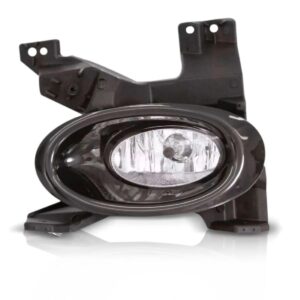 Kit Farol Milha Auxiliar City 2009 À 2012 Com Aro Preto