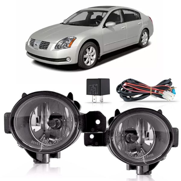 Kit Farol Milha Auxiliar Maxima 04 A 2005 Completo Promoção