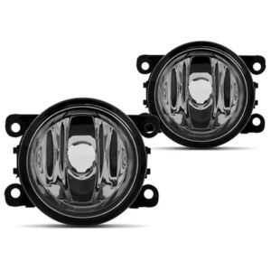 Kit Farol Auxiliar Focus Sedan 2009 À 2012 Grade Aro Cromado