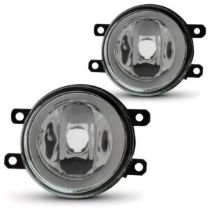 Kit Farol Auxiliar Corolla 2012 À 2014 Com Grade Aro Preto