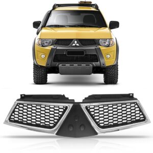 Tela Frontal L200 Triton 2011 2012 Moldura Cromada