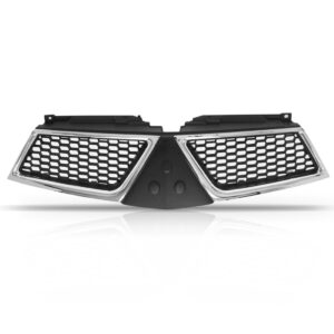 Tela Frontal L200 Triton 2011 2012 Moldura Cromada