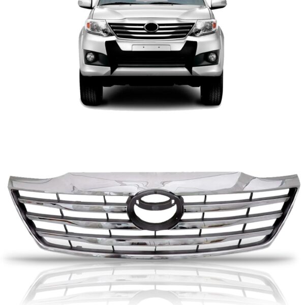 Tela Frontal Radiador Hilux Sw4 12 13 14 15 Moldura Cromada Cromado