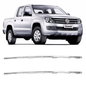 Aplique Friso Superior Cromado Grade Amarok 2010 A 2014 Lado Direito
