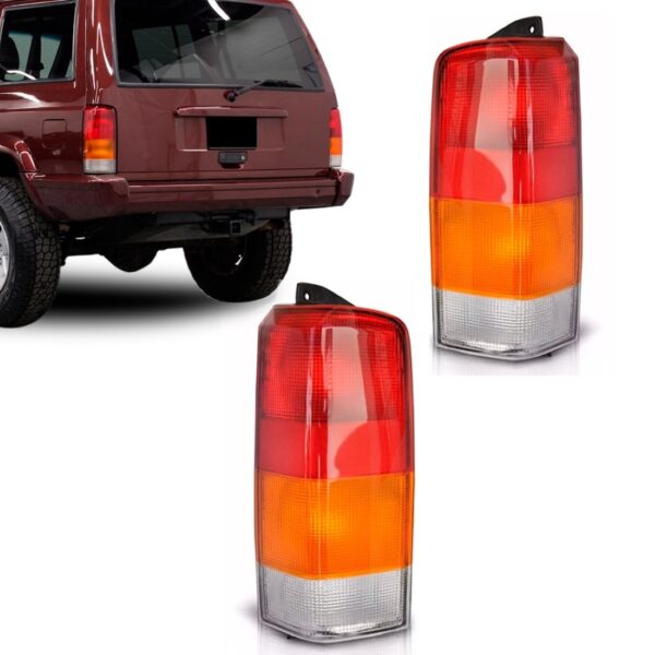 Lanterna Traseira Cherokee 1997 1998 1999 2000 2001 1ª Linha Direito Vermelho/bicolor