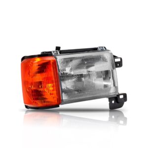 Farol F1000 1993 94 95 1996 Pisca Ambar Com Suporte 1ª Linha Esquerdo/motorista