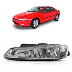 Farol Peugeot 406 2000 2001 2002 2003 2004 1ª Linha - Esquerdo/motorista