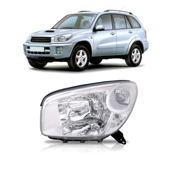 Farol Rav4 2000 2001 2002 2003 2004 1ª Linha Esquerdo/motorista