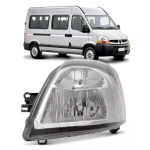 Farol Master 2009 2010 2011 2012 Eletrico C/motor 1ª Linha Esquerdo/motorista