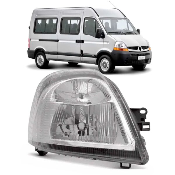 Farol Master 2009 2010 2011 2012 Eletrico C/motor 1ª Linha Direito/passageiro