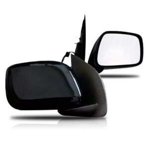 Retrovisor Frontier 2008 A 2014 Elétrico Preto Liso Lado Direito