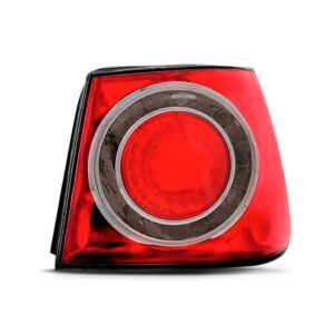 Lanterna Traseira Canto Golf 2007 Até 2023 Vermelha 1ª Linha Esquerdo Vermelho